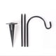 thumbnail image 3 of Shepherds Hook Shepherds Crook Metal Stake Stand for Garden Lanterns Weddings Plant Baskets, 3 of 5
