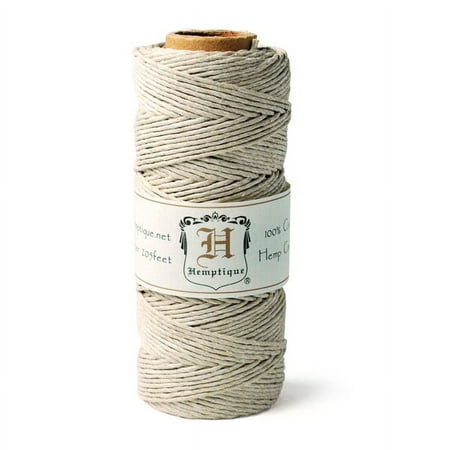 UPC: 0091037029263 | Hemptique Hemp Cord Spool  20 lb.  Natural