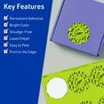 thumbnail image 3 of Avery Printable Round Labels, Bright Green, 2.5" Diameter, 360ct, 3 of 11