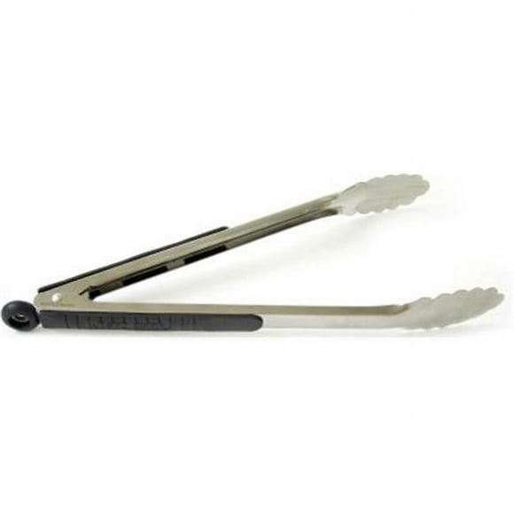 Mbr BC40242 12 in. Tongs Stainless Steel Comfort Grip Handle Lock