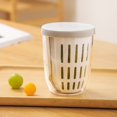 thumbnail image 2 of Tazas de desayuno de doble capa caja de almacenamiento de alimentos contenedor drenable, 2 of 10