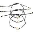 thumbnail image 1 of GOOHOCHY Pulsera de la amistad de 3 piezas, pulsera de metal para amigos, delicada cadena de muñeca para amigos., 1 of 8