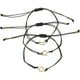 thumbnail image 1 of GOOHOCHY Pulsera de la amistad de 3 piezas, pulsera de metal para amigos, delicada cadena de muñeca para amigos., 1 of 8
