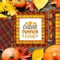 thumbnail image 4 of 24 Sheets Thanksgiving Scrapbook Paper, 12 x 12 Double Sided Holiday Cardstock Origami Craft Paper for Card Making Photo Album Junk Journal Supplies, 4 of 6