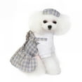 thumbnail image 1 of Spring And Summer New Pet Clothes Thin Models Cute Pet Plaid Dress Small Medium Sized Pet Teddy Chihuahua Clothes For Small Dogs, 1 of 7