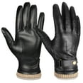 thumbnail image 6 of 360° Touchscreen Leather Gloves for Men & Women, Winter Driving Gloves with Wool Lining,S,coffee,Women's Gloves, 6 of 16