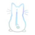 thumbnail image 1 of Calcomanía reflectante de parachoques Unique Bargains, cuadrado láser colorido, lindo gatito, calcomanía reflectante para automóvil, decoración personalizada para carro, puerta o ventana, 1 of 7