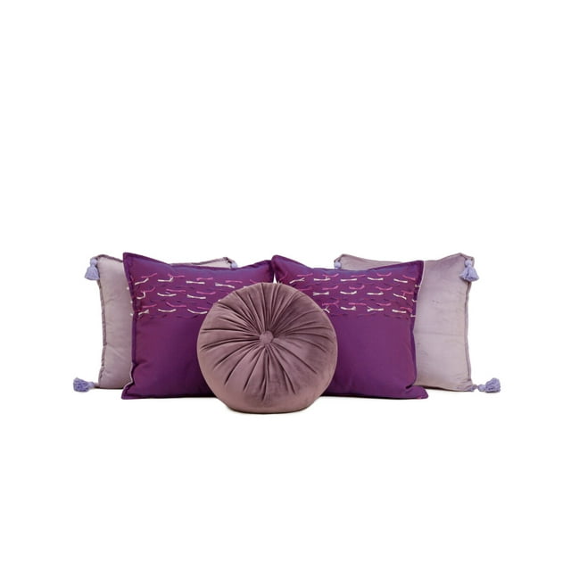 Set de Cojines Decorativos Antonela Set Morado 4