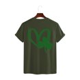 thumbnail image 4 of AherBiu Hauts de la Saint-Patrick pour Femmes Manches Courtes Imprimés Décontractés Basiques, 4 of 7