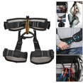 thumbnail image 4 of Arnés de medio cuerpo ajustables Sunnimix arnés de escalada en roca Negro L, 4 of 8