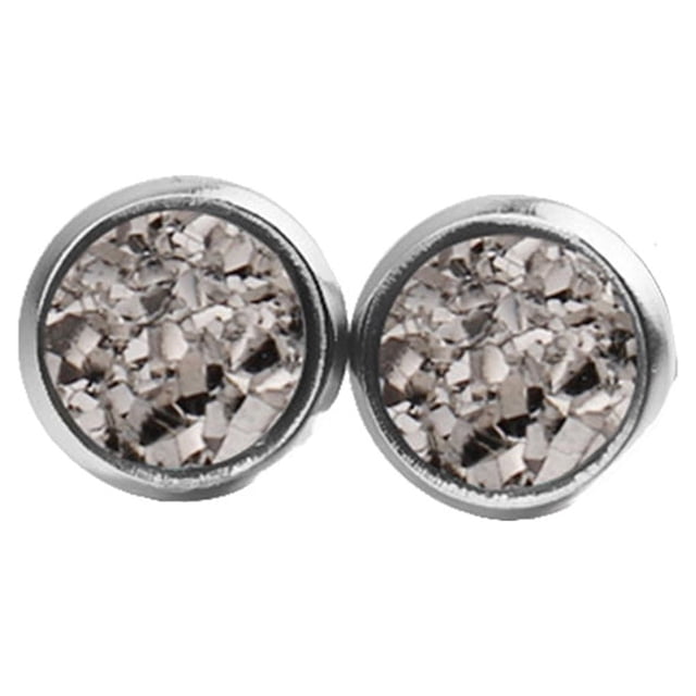 Pendientes Gotas de moda Sonducket Incrustaciones de diamantes de imitación acero inoxidable