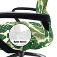 thumbnail image 5 of HELLHERO Monstera Print Office Chair Cover Stretchable, Anti Scratch Office Desk Cushion Backrest Cover for Rotating, Removable Desk Chair Slipcover Size L, 5 of 7
