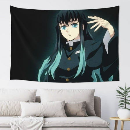 Muichiro Tokito Tapestry Wall Hanging Home Decoration Wall Blanket Dormitory Living Room Bedroom Backdrop Poster( 60x40inch)
