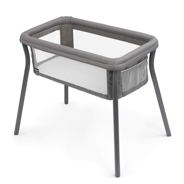 Chicco LullaGo® Anywhere Moisés Portátil, Moisés para Bebé Ligero que Ahorra Espacio con Colchón Impermeable y Sábana Ajustable, Moisés de Viaje para Bebé Incluye Bolsa de Transporte | Arenisca/Gris