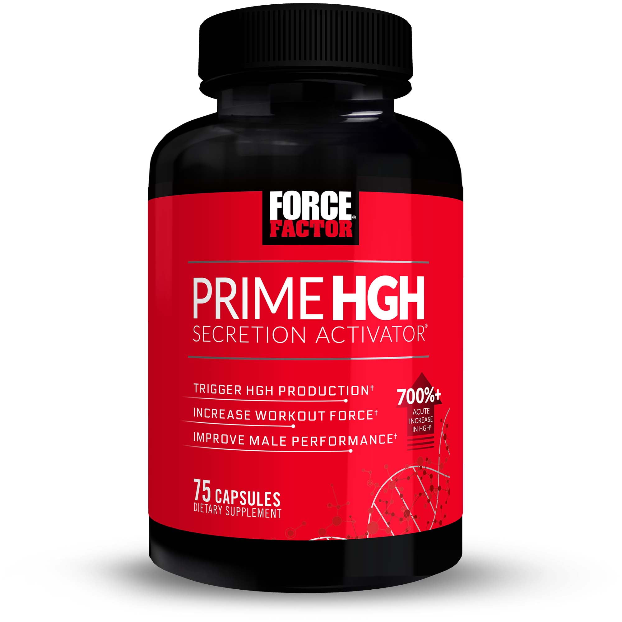 Force Factor Prime HGH with L-Arginine and L-Glutamine for Post-Workout Recovery, 75 Capsules