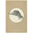 thumbnail image 2 of Waltz, Anne 17x24 White Modern Wood Framed Museum Art Print Titled - Happy Duck, 2 of 4