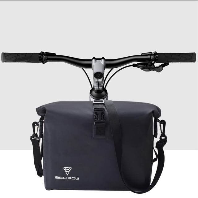 Bolsa para Cuadro de Bicicleta Manillar Hombro Grande Delantera Cesta Reflectante shamjiam