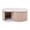 Brown, variant on Almencla Cat Play Tunnel Bed All Season Easy to Clean Scratch Resistant Hideaway Nest Brown