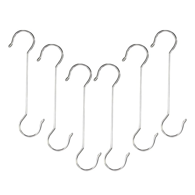 BESTYASH 6Ud Metálicos En Forma De S Para Colgar Plantas Y Macetas Exterior