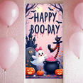 thumbnail image 6 of Colorful Design Happy Boo-Day Ghost Halloween Banner Decorative Castle Black Cat for Halloween Party Indoor Decoration Kid's Celebration, 6 of 9