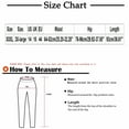 thumbnail image 3 of QATAINLAV Women's Imitation Denim Pants Slim Fit High Waist Tummy Control Jeans Solid Casual Tight Jean Leggings Blue XXL, 3 of 6