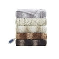 thumbnail image 4 of Beautyrest Zuri Oversized Faux Fur Heated Throw with Auto Shutoff, 50X70 Inches Snow Leopard, 4 of 4