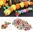 thumbnail image 1 of Pom Poms Ball, 1000PCS Soft Pom Poms, Mixed Color Tassels, 1 of 7