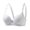 White, variant on Teyfeniy Wire Balconette Bras for Women Halter Seamless Comfy Adjustable Strap Bralettes with Pad Lift and Support Solid Color Lightweight Breathable V Neck Bras