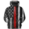 thumbnail image 1 of Nuevos Hombres Casual Patchwork Con Capucha Top Blusa Sudadera Con Bolsillos Abrigo Pompotops oipoqjl14744, 1 of 5