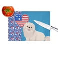thumbnail image 4 of White Pekingese Glass Cutting Board Large 12 in x 15 in, 4 of 5