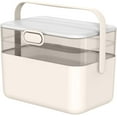 thumbnail image 1 of Dust-Proof Medicine Box, Medicine Organizer Chest,Large Capacity Medicine Cabinet Layer Medicine Cabinet - Removable Medicine Cabinet Pill Home Organizer for Home,White, 1 of 9