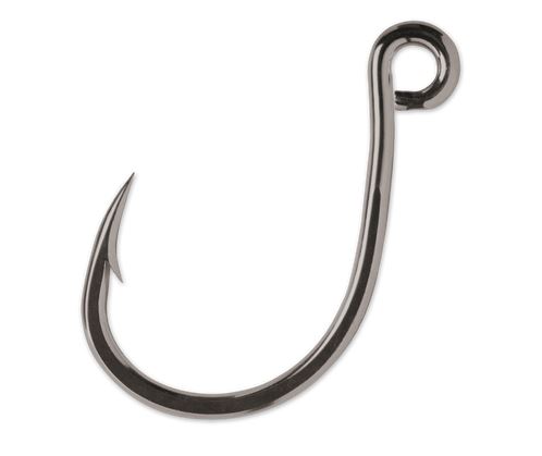 VMC ILS #3/0 Inline Single Fishing Hook - Black Nickel Finish