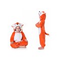 thumbnail image 2 of TheFound Fox Costume pour Enfants, Combinaison à Manches Longues avec Capuche et Queue, Tenue de Cosplay pour Halloween, 2 of 9