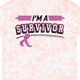 thumbnail image 4 of Inktastic I'm a Survivor Breast Cancer Awareness with Ribbon T-Shirt, 4 of 5