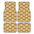 thumbnail image 1 of Fotbe Dachshund Dog Puppy Juego de 4 Tapetes para Auto con Estampado – Alfombrillas de Goma Reforzada, Diseño Antideslizante, Protección para Todo el Año – Vehículos, Autos, Camionetas y SUVs, 1 of 7