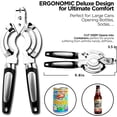 thumbnail image 3 of Jar Opener, Multi Jar Opener for Weak Hands, Stainless Steel Jar Lid Opener, Beer Bottle Opener for Arthritic Hands, Seniors with Arthritis, 3 of 9