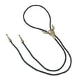 thumbnail image 3 of EHJRE Fashion Western Cow Leather Bolo Tie Necktie Bronze Bronze Bull, 3 of 7