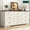 10 Drawer White, variant on Blotout 70" Large Long Dresser with Deep Drawers, Farmhouse 10 Drawer Dresser for Bedroom, Wide Wood Chest of Drawers with Power Outlets, Antique White Dresser
