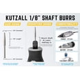 thumbnail image 3 of Fresa rotativa Kutzall T-18-EG para tallar madera fina Dremel, 3 of 8