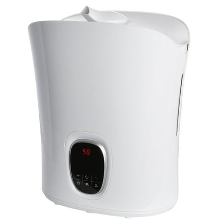 Electronic Auto Shut Off Timers - Ivation Premium Ultrasonic Digital Humidifier - Cool/Warm Mist, No Noise, Adjustable Humidity Control Panel – Features Warm & Cool Mist, w/LCD Screen, Timer, Auto Shutoff, Aroma Compartment & More