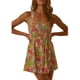 thumbnail image 1 of Txlixc Vestido Sin Mangas Sin Espalda Para Mujer, Estampado De Flores Plisado Vendajes De Amarre Verano Casual Corte Suelto Corto De Una Pieza Txlixc  Moda, 1 of 4
