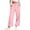 Pink, variant on Admvng Sweatpants Women Trousers Full Pants Casual Straight Solid Color Loose Casual Wide Leg Pants, Size S-2XL