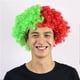 thumbnail image 2 of Soidarity Peluca de payaso Fiesta de pelo Pelos sintéticos Aficionados al fútbol Fiestas Sombreros Type4 NO4, 2 of 6