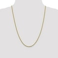 thumbnail image 2 of 14K Yellow Gold chain Franco Flat Diamond-cut 24 in 1.6 mm, 2 of 5