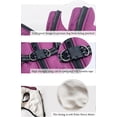 thumbnail image 5 of Waterproof Winter Coat with Dog Harness Jacket Warm Costume Clothes Puppy Pets Reflective Vest Windproof for Small Medium Large Dogs Cat (L, Black), 5 of 5