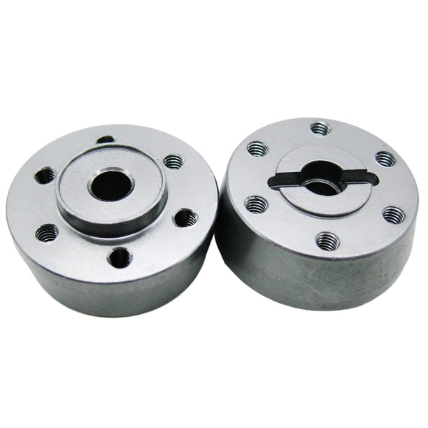 Adaptador de cubo hexagonal de rueda delantera de aluminio Bewildely 2 unids/set para Axial Rock Racer AX90026 multicolor