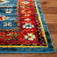 thumbnail image 3 of SAFAVIEH Vintage Hamadan Carmelo Oriental Area Rug, Blue/Orange, 5'3" x 7'6", 3 of 8