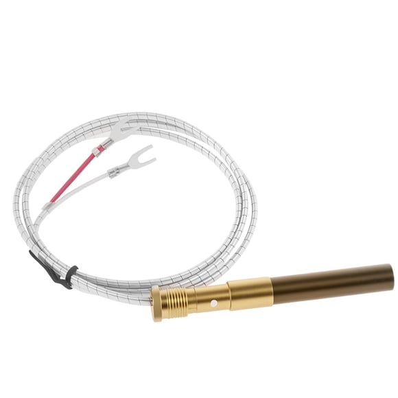 Gas Fryer Thermopile Thermocouple 750 Millivolt Generator Replacement Assembly for Water Heater Pizza Oven Fireplace (gold )