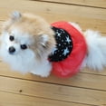thumbnail image 6 of SPRING PARK Cute Pet Puppy Small Dog Star Pattern Gauze Tutu Princess Dress Skirt Clothes Apparel Costume, 6 of 7
