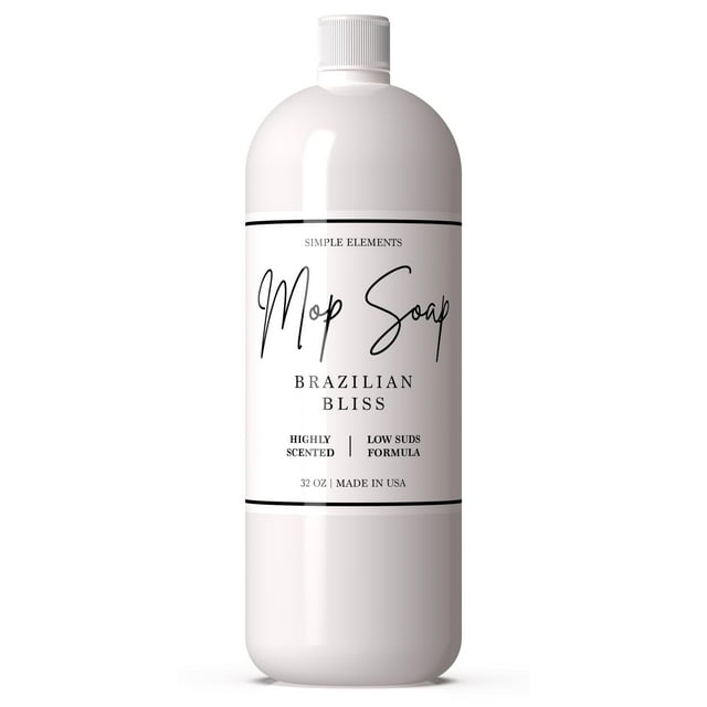 Jabón para trapeador SIMPLE ELEMENTS Brazilian Bliss 946 ml, baja espuma